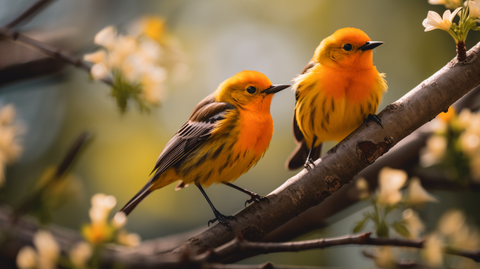 Red, Orange, and Yellow Birds of Massachusetts